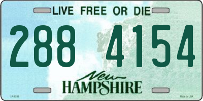 NH license plate 2884154