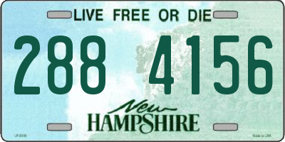 NH license plate 2884156