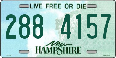 NH license plate 2884157