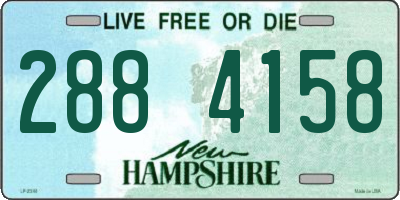 NH license plate 2884158