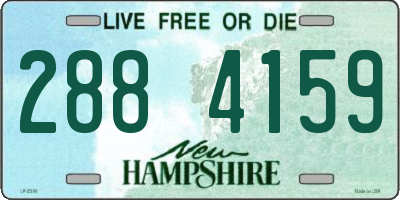 NH license plate 2884159