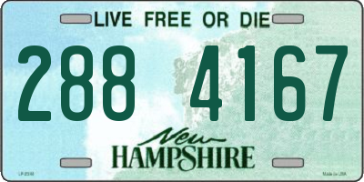NH license plate 2884167