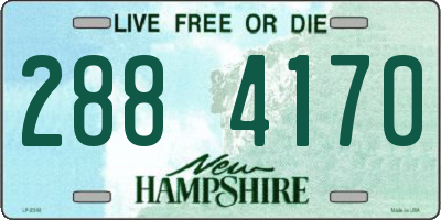 NH license plate 2884170