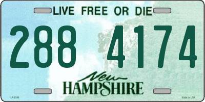 NH license plate 2884174