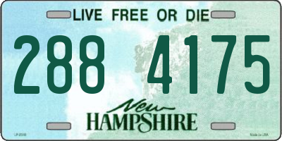 NH license plate 2884175