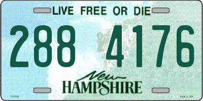 NH license plate 2884176