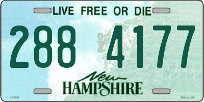 NH license plate 2884177