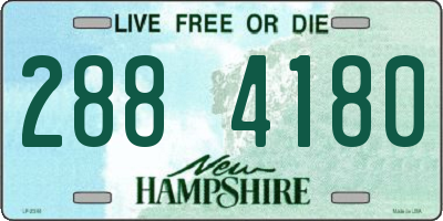 NH license plate 2884180