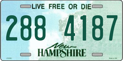 NH license plate 2884187