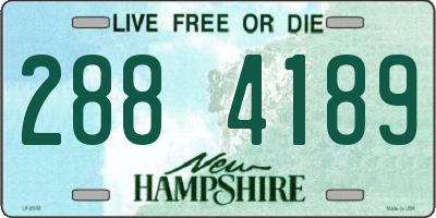 NH license plate 2884189