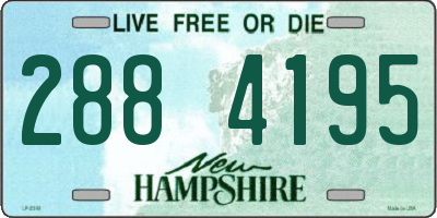 NH license plate 2884195