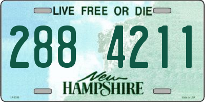 NH license plate 2884211