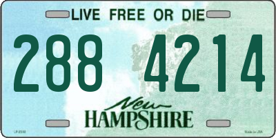 NH license plate 2884214