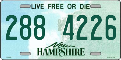 NH license plate 2884226