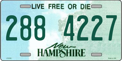 NH license plate 2884227
