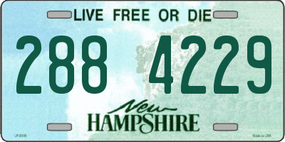 NH license plate 2884229