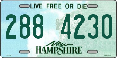 NH license plate 2884230