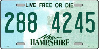 NH license plate 2884245