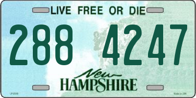 NH license plate 2884247