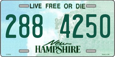 NH license plate 2884250