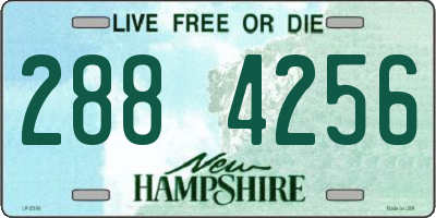 NH license plate 2884256