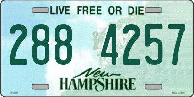 NH license plate 2884257