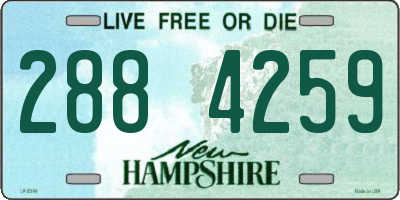 NH license plate 2884259