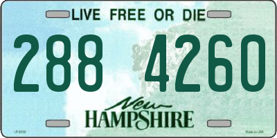 NH license plate 2884260