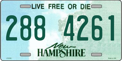 NH license plate 2884261
