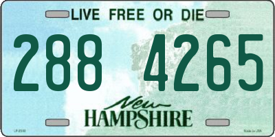 NH license plate 2884265