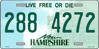 NH license plate 2884272