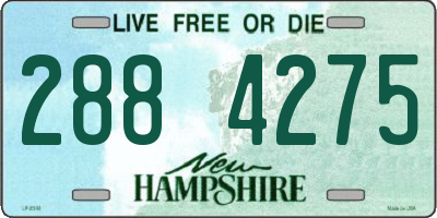 NH license plate 2884275