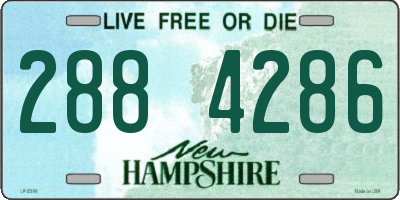NH license plate 2884286