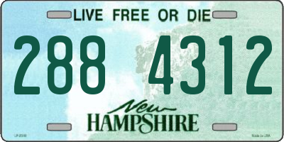 NH license plate 2884312