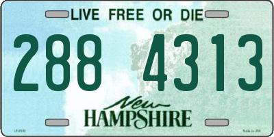 NH license plate 2884313