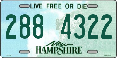 NH license plate 2884322