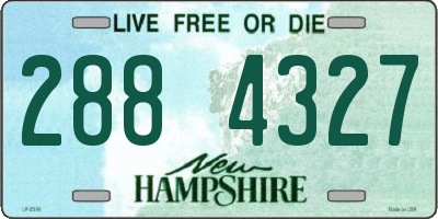 NH license plate 2884327