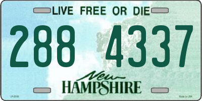NH license plate 2884337