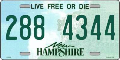 NH license plate 2884344