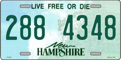 NH license plate 2884348