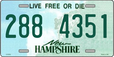 NH license plate 2884351