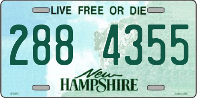 NH license plate 2884355