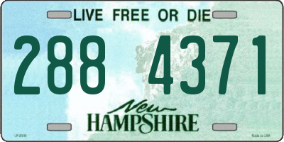 NH license plate 2884371