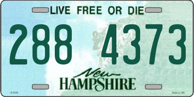 NH license plate 2884373