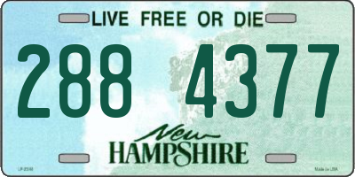 NH license plate 2884377
