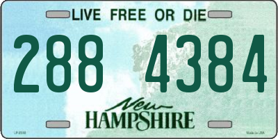 NH license plate 2884384
