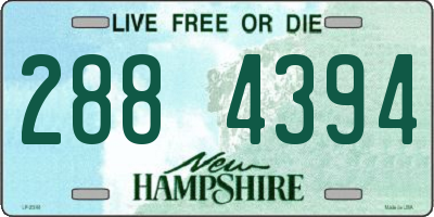 NH license plate 2884394