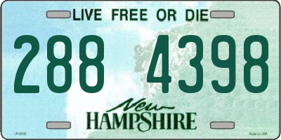 NH license plate 2884398