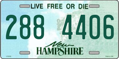 NH license plate 2884406