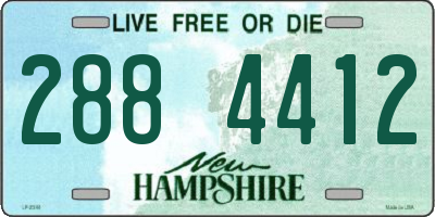 NH license plate 2884412